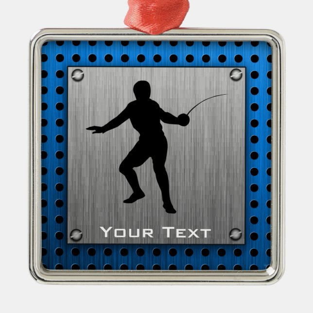 Adorno Metálico Mirada metalizado cepillada que cerca la silueta (Frente)