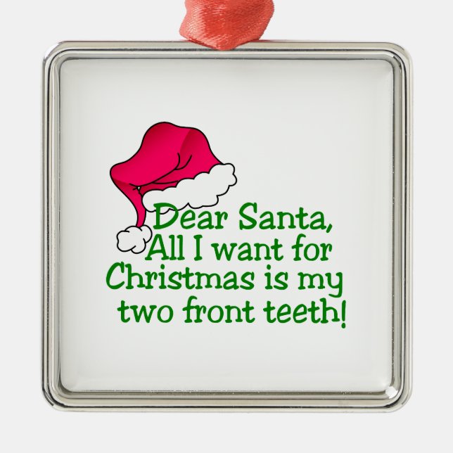 Adorno Metálico ¡Mis dos dientes delanteros! (Frente)