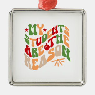 Adorno Metálico Mis Estudiantes Son La Razón