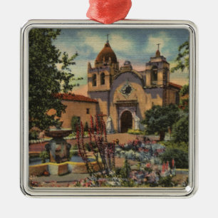 Adorno Metálico Misión San Carlos de Borromeo de Monterey