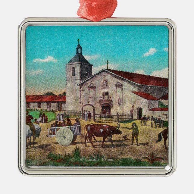 Adorno Metálico Misión Santa Clara de AsisSanta Clara, CA (Frente)