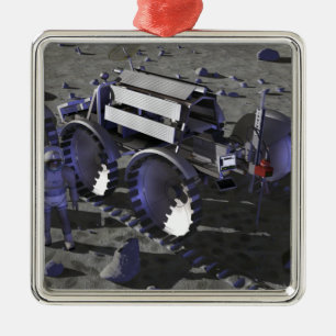 Adorno Metálico Misiones futuras 10 de la exploración espacial