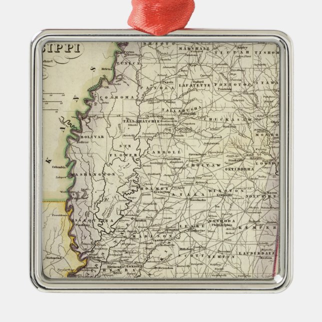 Adorno Metálico Mississippi 12 (Frente)