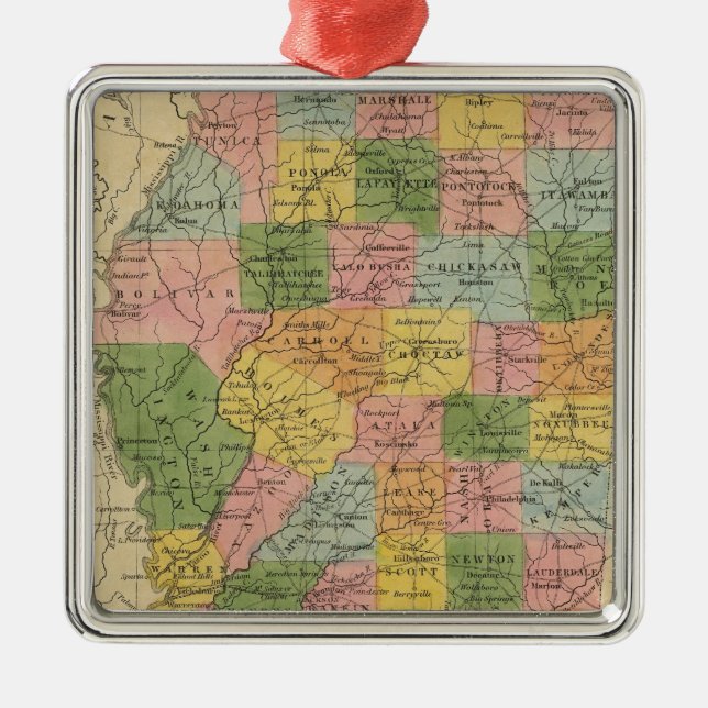 Adorno Metálico Mississippi 6 (Frente)