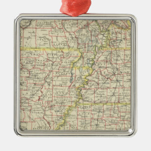 Adorno Metálico Misuri, Arkansas, Kentucky, Tennessee