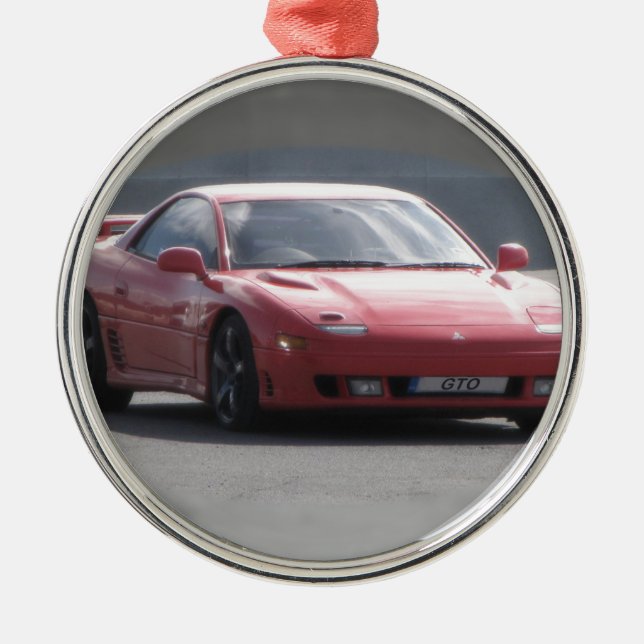 Adorno Metálico Mitsubishi GTO 3L Turbo gemelo (Frente)