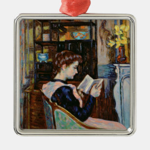 Adorno Metálico Mlle. Lectura Guillaumin, 1907
