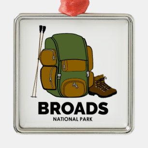 Adorno Metálico Mochila del Parque Nacional Broads