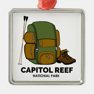 Adorno Metálico Mochila del Parque Nacional Capitol Reef