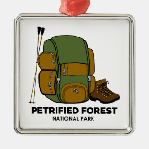 Adorno Metálico Mochila del Parque Nacional del Bosque Petrificado