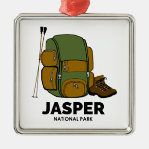 Adorno Metálico Mochila del Parque Nacional Jasper