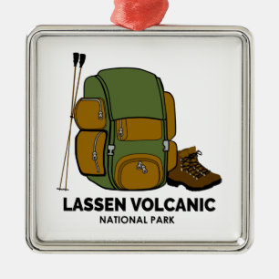 Adorno Metálico Mochila del Parque Nacional Volcánico de Lassen
