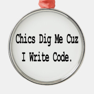 Adorno Metálico modas me cavan porque escriben código