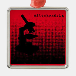 Adorno Metálico Modelo de punto del microscopio