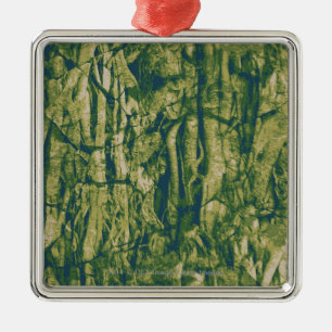 Adorno Metálico Modelo del camuflaje de la corteza de árbol