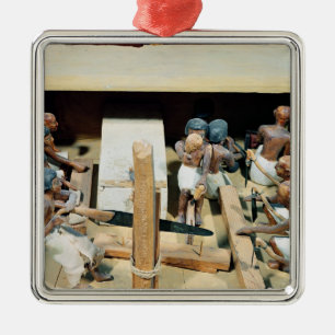 Adorno Metálico Modelo funerario de un taller de la carpintería