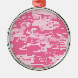 Adorno Metálico Modelo rosado del ACU Camoflage de Digitaces
