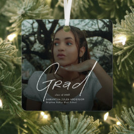 Adorno Metálico Modern Photo High School Graduation Gifts