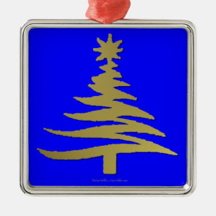 Adorno Metálico Moderna galería de símbolos de árbol de Navidad Im