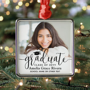 Adorno Metálico Moderna y moderna imagen elegante de un graduado c