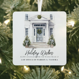 Adorno Metálico Modernos deseos de vacaciones en los negocios