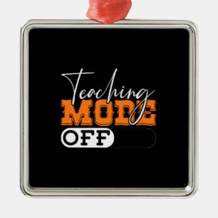 Adorno Metálico Modo de enseñanza desactivado