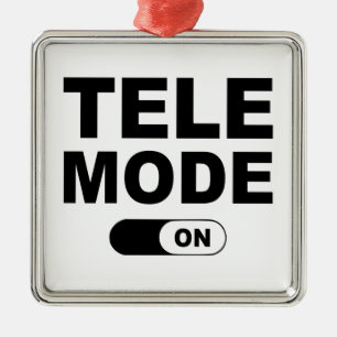 Adorno Metálico Modo Tele activado