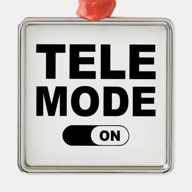 Adorno Metálico Modo Tele activado (Frente)