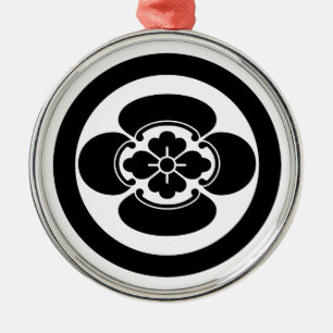 Adorno Metálico Mokko en un círculo