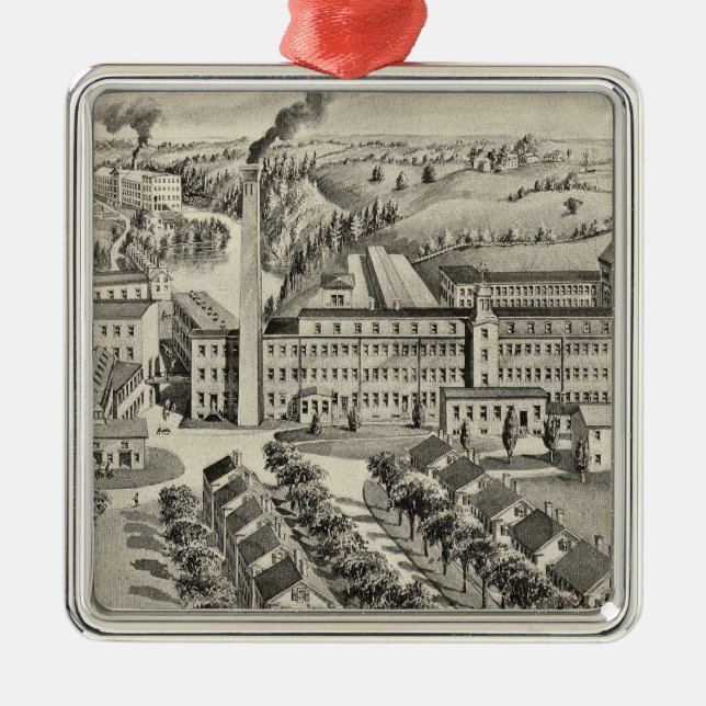 Adorno Metálico Molinos de lana del aserrador (Frente)