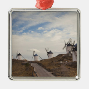 Adorno Metálico Molinos de viento antiguos de La Mancha, Consuegra
