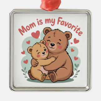 Adorno Metálico Mom Is My Favorite