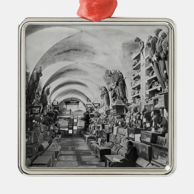 Adorno Metálico Momias de la catacumba de Palermo, Italia (Frente)