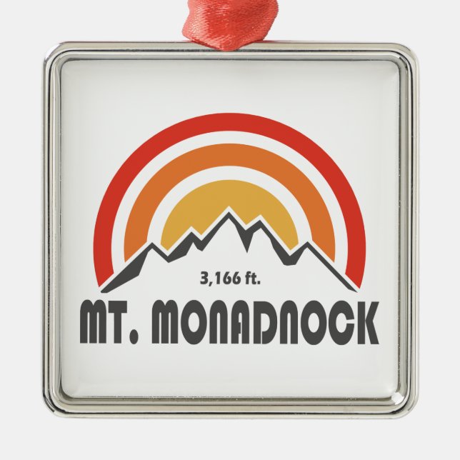 Adorno Metálico Monadnock New Hampshire (Frente)