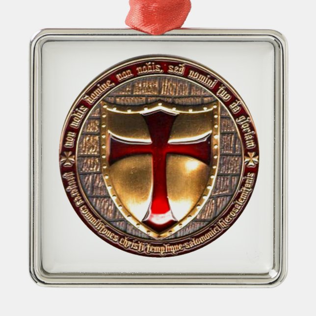 ADORNO METÁLICO MONEDA DE TEMPLAR (Frente)
