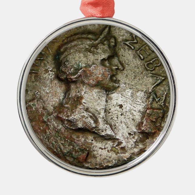 Adorno Metálico Moneda romana antigua (Frente)