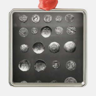 Adorno Metálico Monedas bizantinas, romanas y sasanas