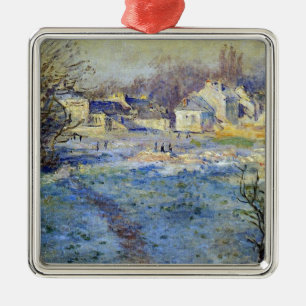 Adorno Metálico Monet - obra de arte Escarcha Blanca