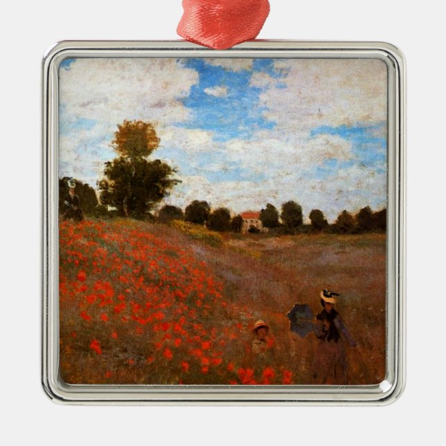 Adorno Metálico Monet - Poppies salvajes (Frente)