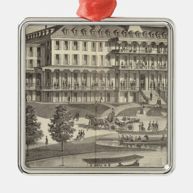 Adorno Metálico Monmouth House, Spring Lake Beach, Nueva Jersey (Frente)