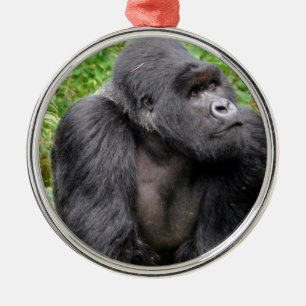 Adorno Metálico Mono feliz