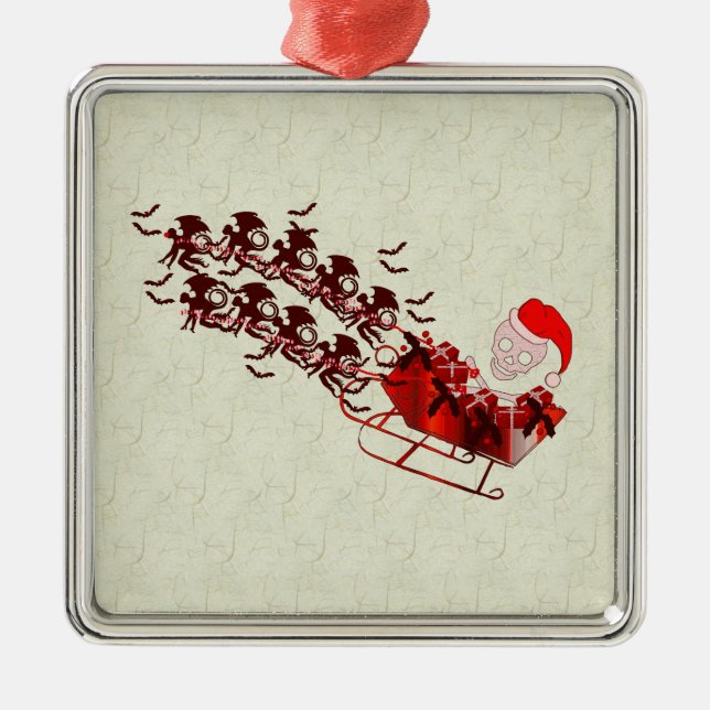 Adorno Metálico Mono Santa del vuelo (Frente)