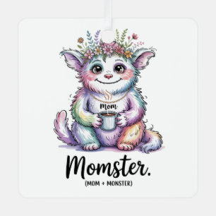 Adorno Metálico Monstruo de mamá. (Mamá + Monstruo)