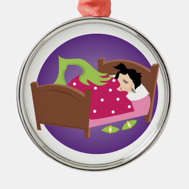 Adorno Metálico Monstruo debajo de la cama (Frente)