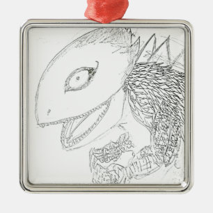 Adorno Metálico monstruo del lagarto personalizado