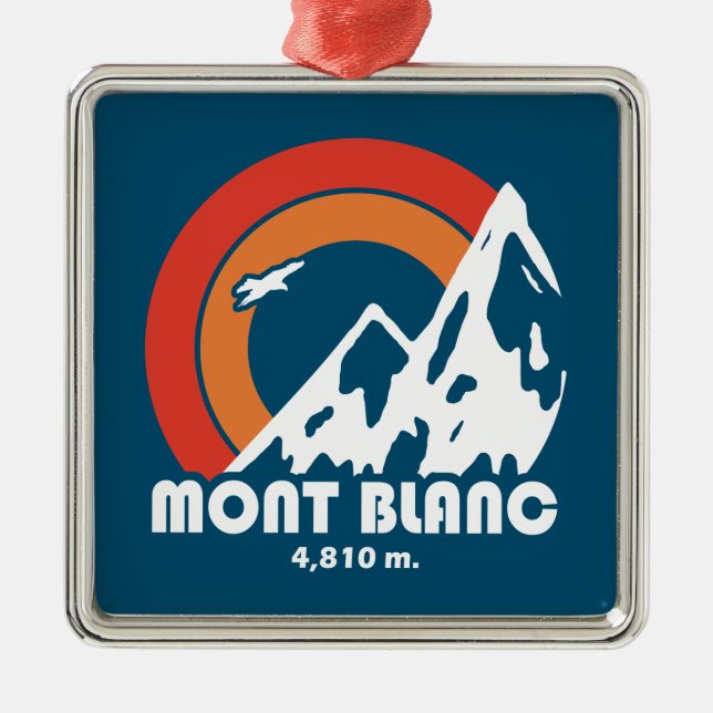 Adorno Metálico Mont Blanc France Sun Eagle (Frente)