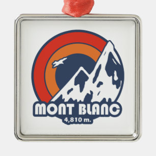 Adorno Metálico Mont Blanc France Sun Eagle