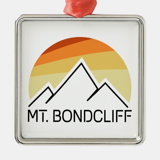 Adorno Metálico Mont Bondcliff New Hampshire Retro (Frente)