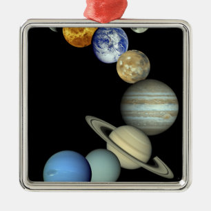 Adorno Metálico Montaje de la Sistema Solar