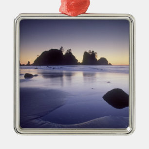 Adorno Metálico Montaje del hombre que lleva kayak, playa ShiShi,